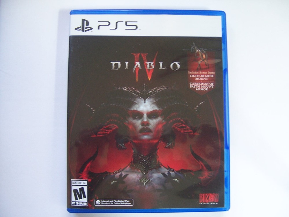 Replacement Box Case ONLY - DIABLO IV 4 - Sony PlayStation 5 PS5 AUTHENTIC