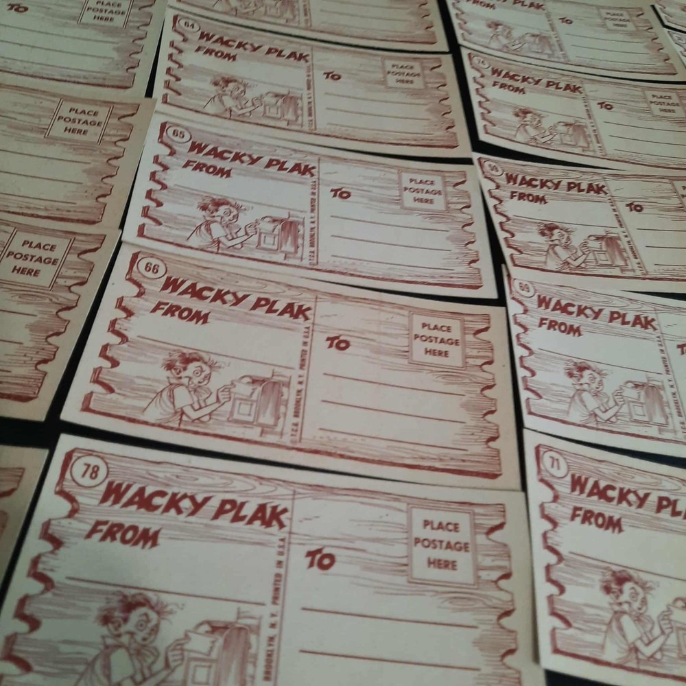 1959 "Wacky Plaks" Cards