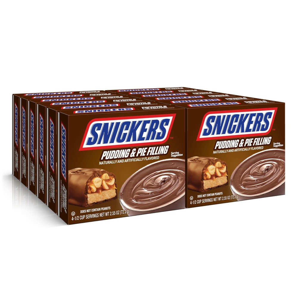 Milk Chocolate Pudding & Pie Filling, 2.55 oz, 4 Serving Pack - 12 55oz