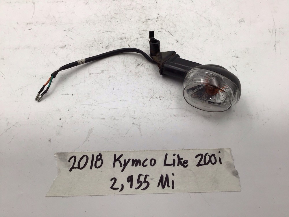 OEM 2018 Kymco Like 200i 2,955 Mi Front LEFT Turn Signal Blinker Assembly