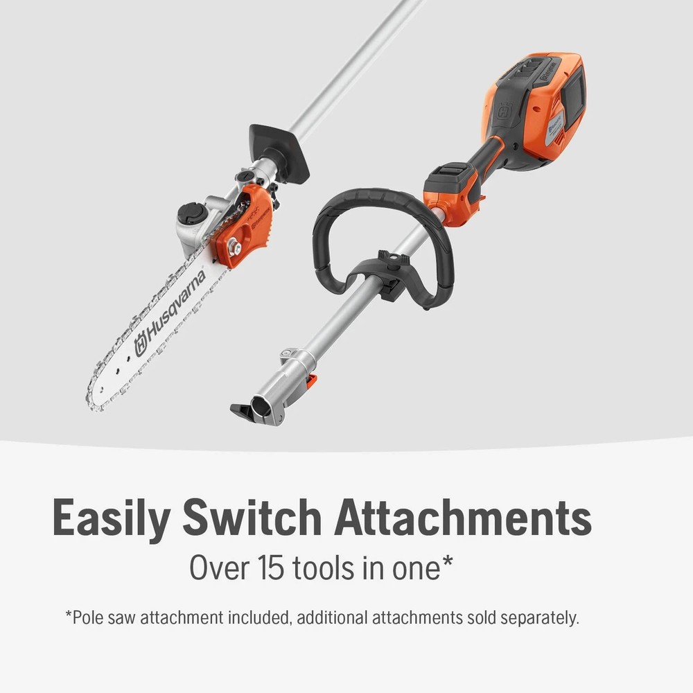 Husqvarna 330iKE Combi Switch + Lawn Edger Attachment