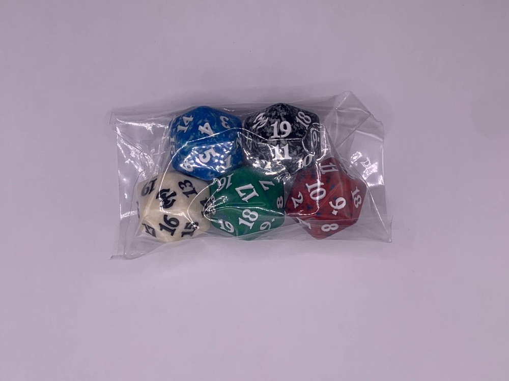Magic The Gather 5 Piece Dice Lot