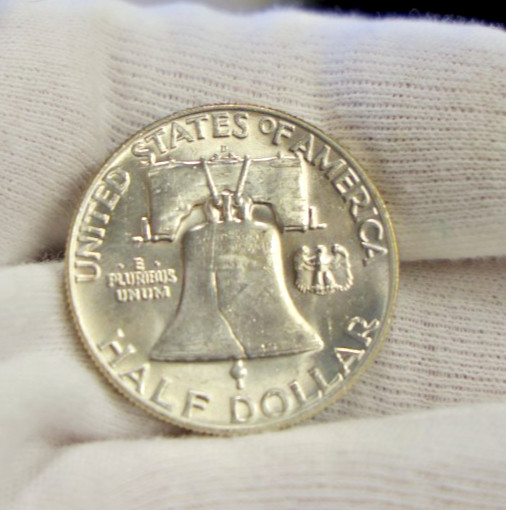 1960 D US Franklin Half 50c Nice Unc
