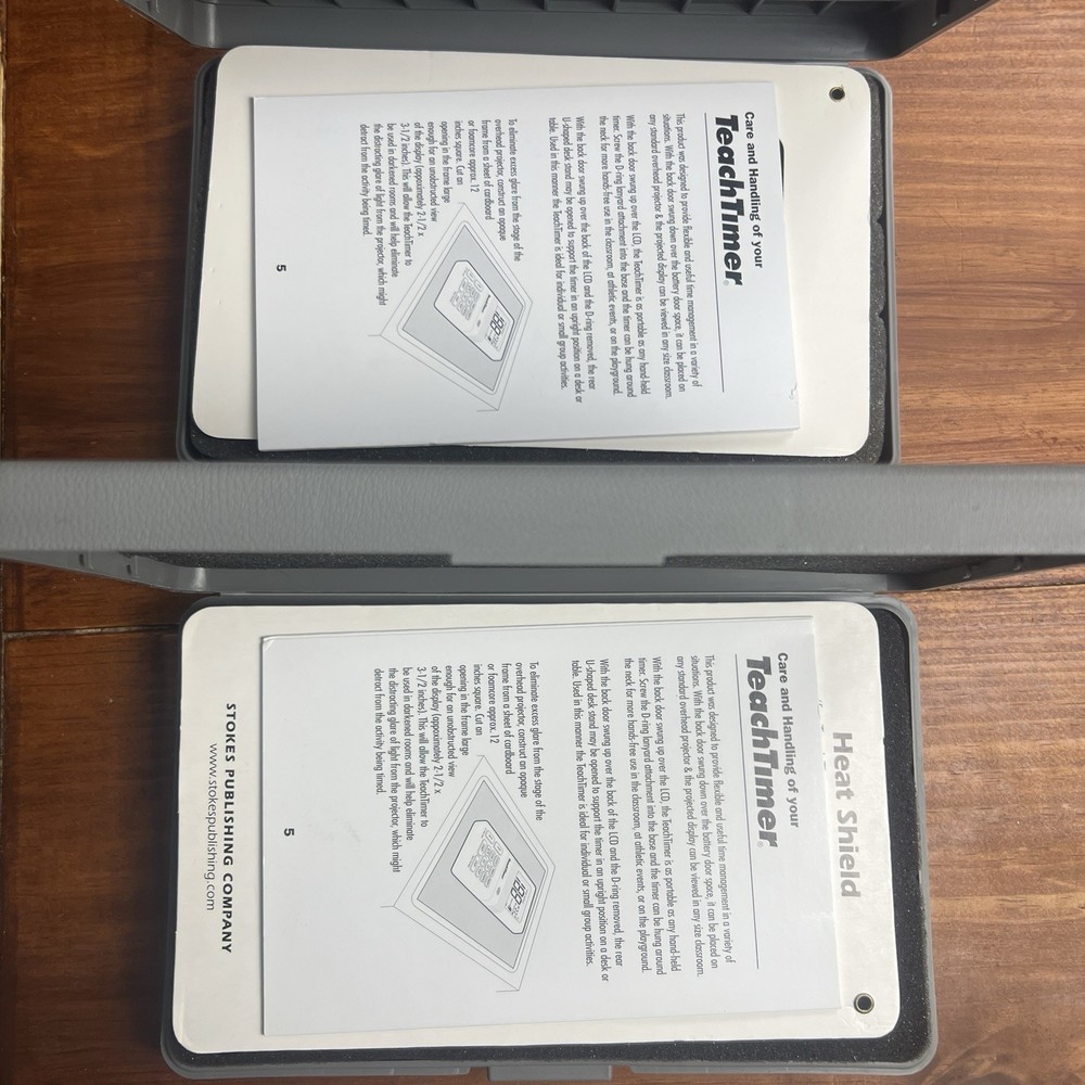 Stokes TeachTimer 229 Timer Clock Chronograph Overhead Projector READ DESC (2)