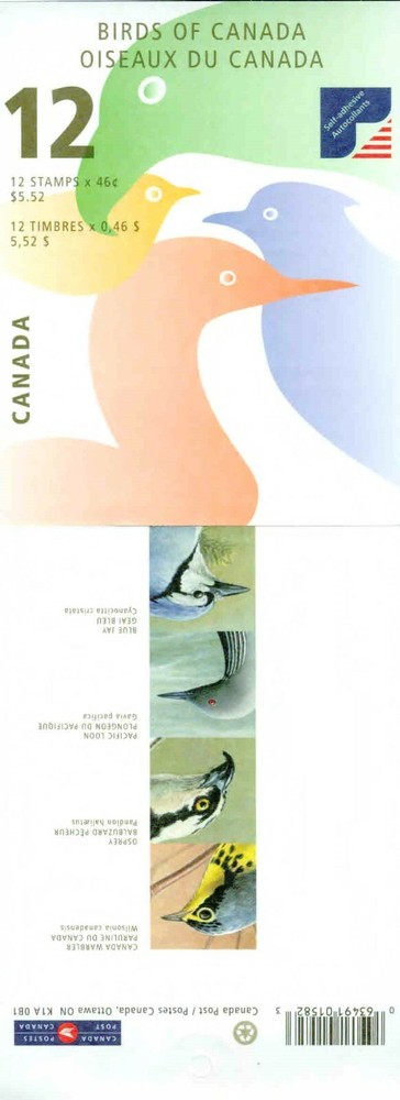 CANADA -2000- BIRDS OF CANADA  BOOKLET - VF**