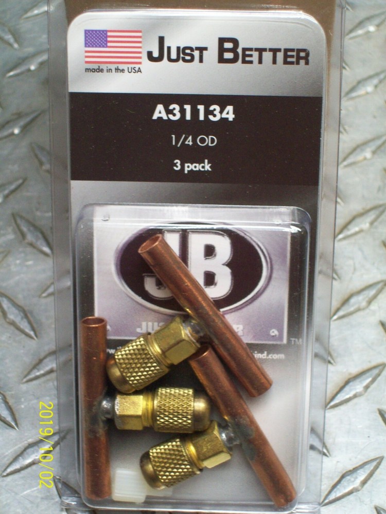 *3 PACK* JB JUST BETTER A31134 ACCESS VALVE 1/4 OD