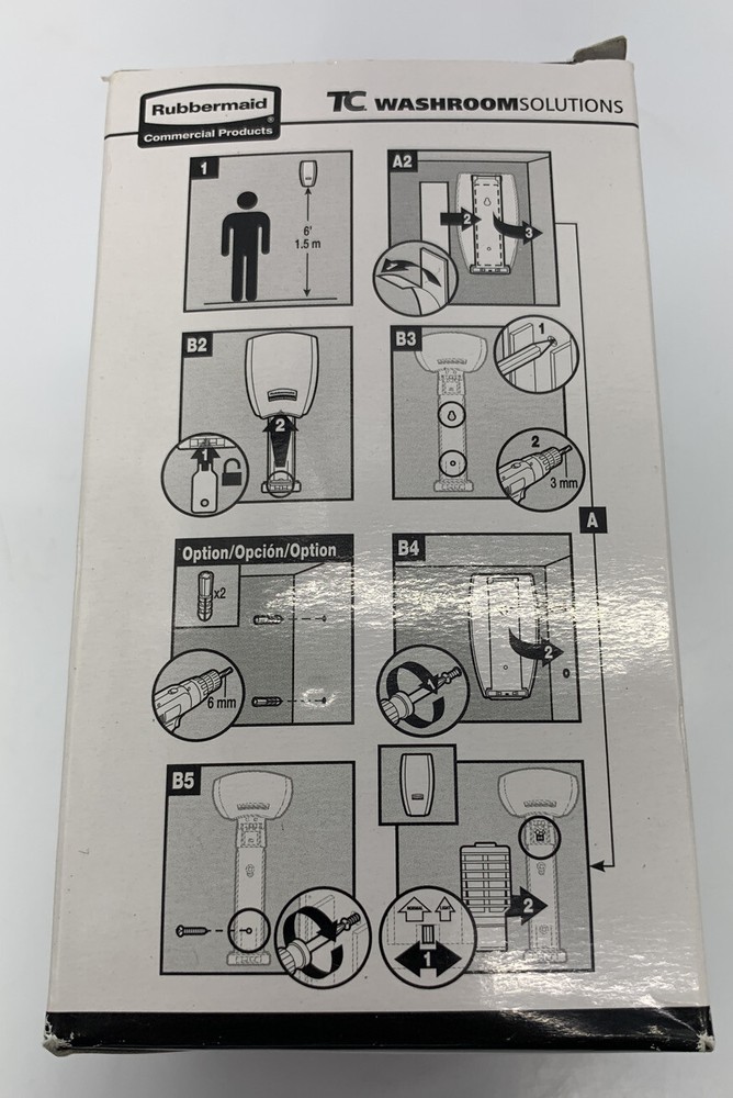 Washroom Solutions TCell Dispenser White Continuous Odor Control System It/570