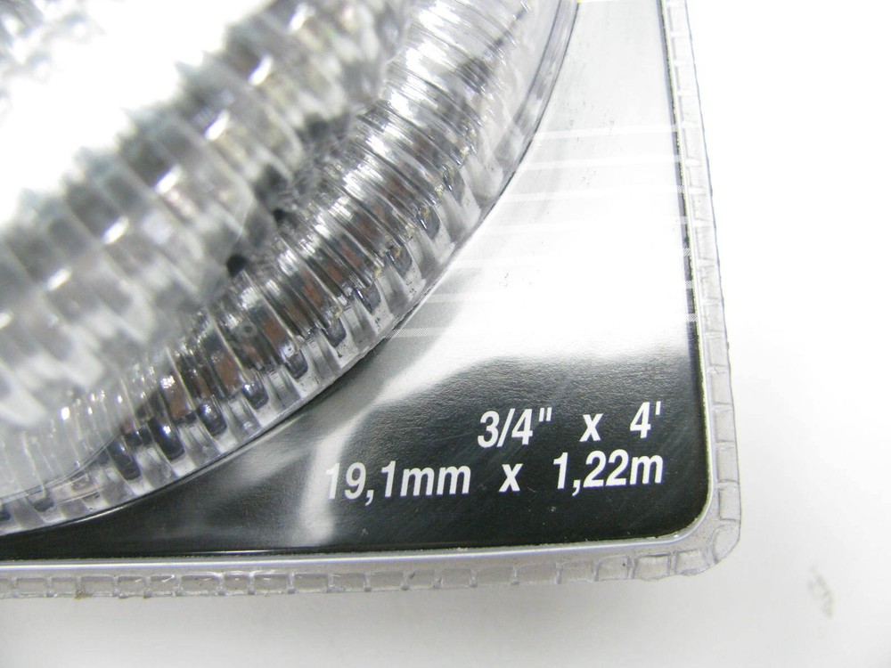 Spectre 29848 Convoluted Chrome Split Wiring Loom - 3/4" X 4'