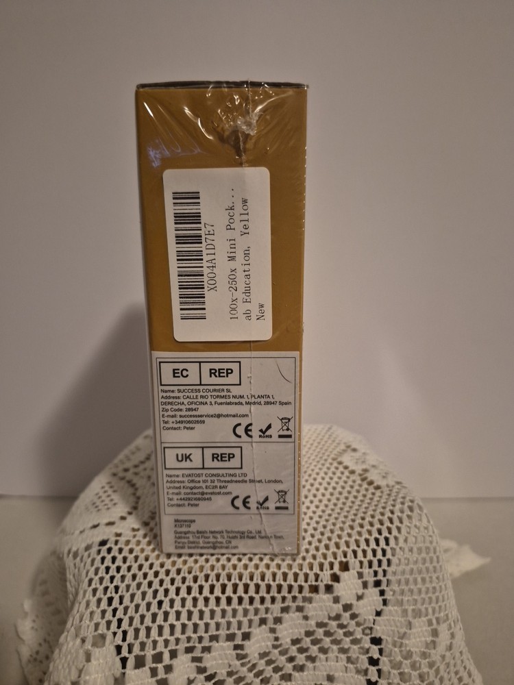 NEW SEALED Tencco Pocket Microscope 100x-250x