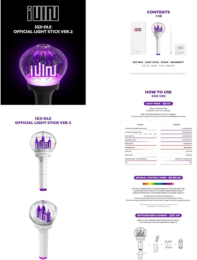 (G) I-DLE Official Light Stick Ver.2