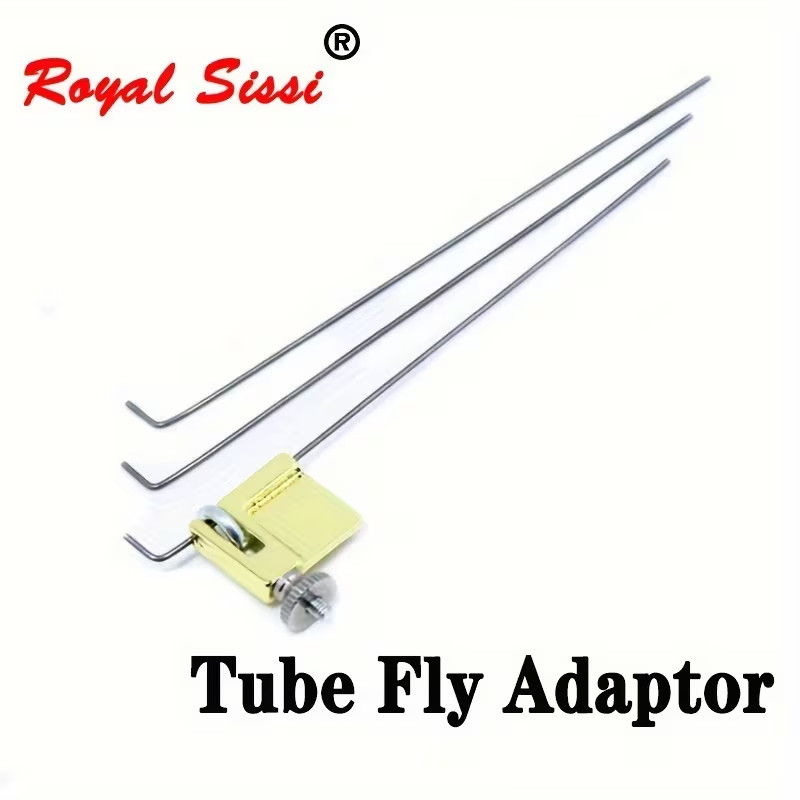 Tube Fly Adapter Tool With 3 Pins, Fly Tying Tools And Attachments For Salmon