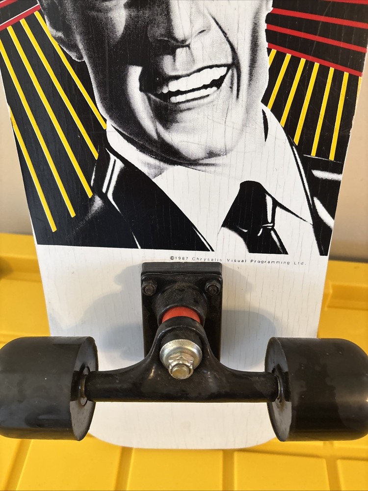 Max Headroom 1987 Chrysalis Visual Programming Skateboard Valterra Max On Wheels