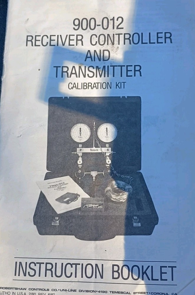 Robertshaw Receiver Controller And Transmitter Calibration Kit 900-012