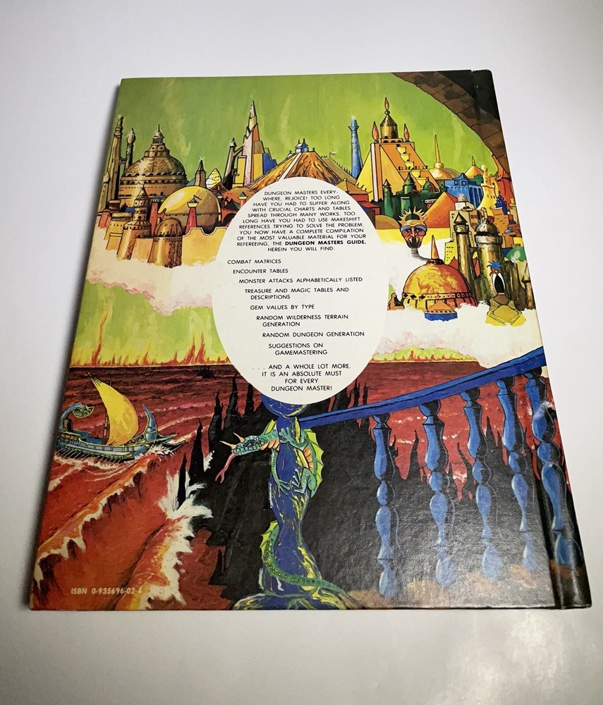 Advanced Dungeons & Dragons Dungeon Masters Guide 1979 Revised TSR Gary Gygax