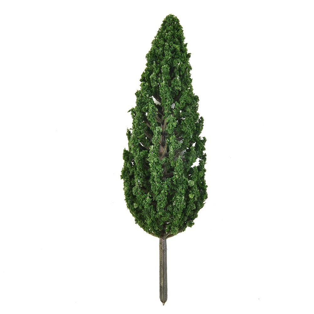 10pcs Model Pine Trees 15cm Deep Green Pines For Scale Model Railroad Layout New