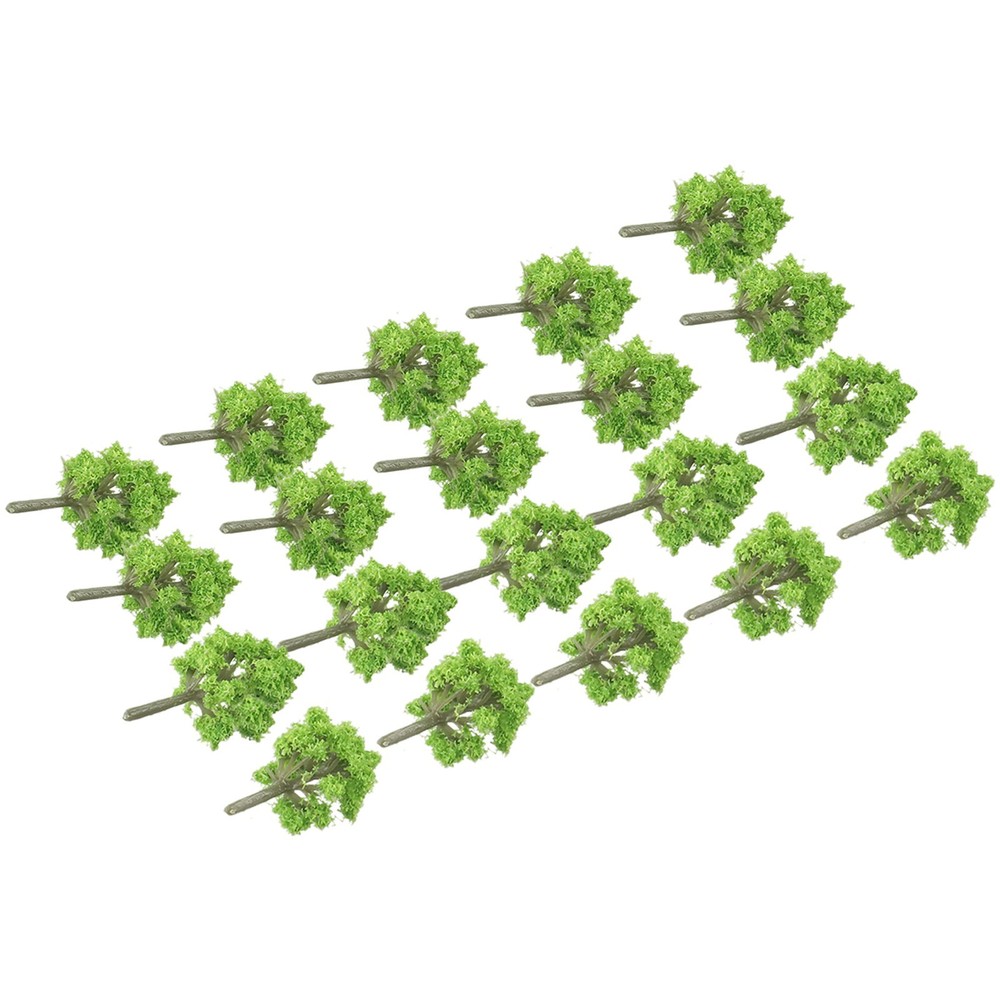 Model Tree Park Scenery Pure Handmade Scale Tree Train Railroad About 4CM