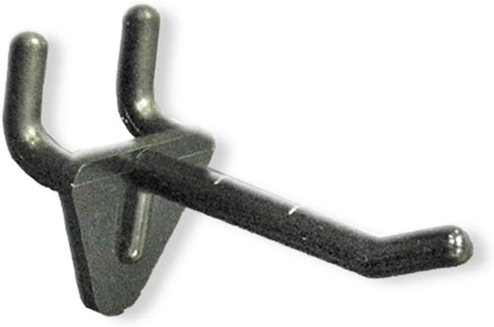 800072-BLK 2-Inch Plastic Hook, 50-Pack,Black