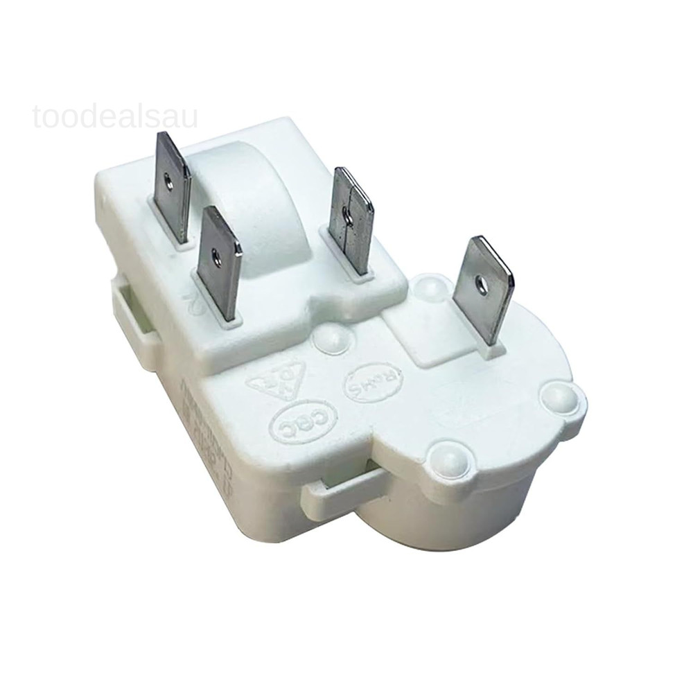 Refrigerator Freezer Compressor PTC Starter Relay, 4 Pins Over Load Protector