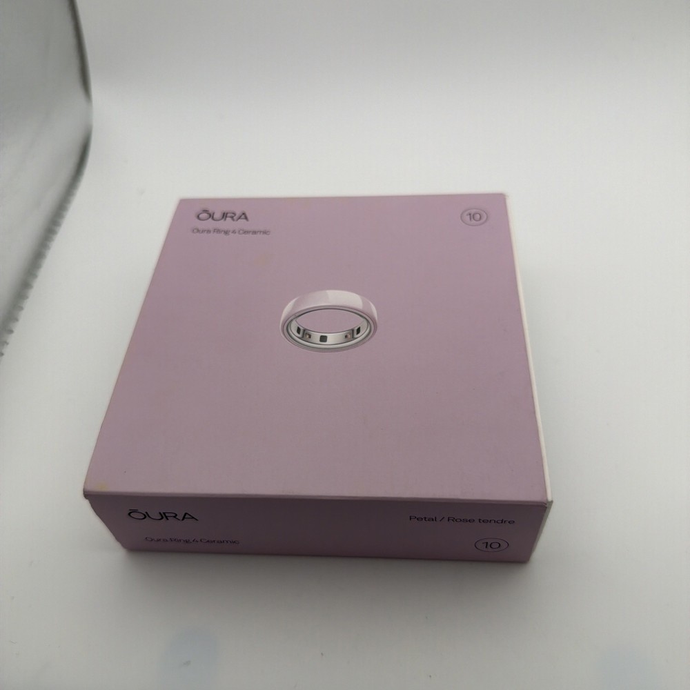 BOX ONLY!! Oura Ring 4 - Ceramic Size 10 Petal