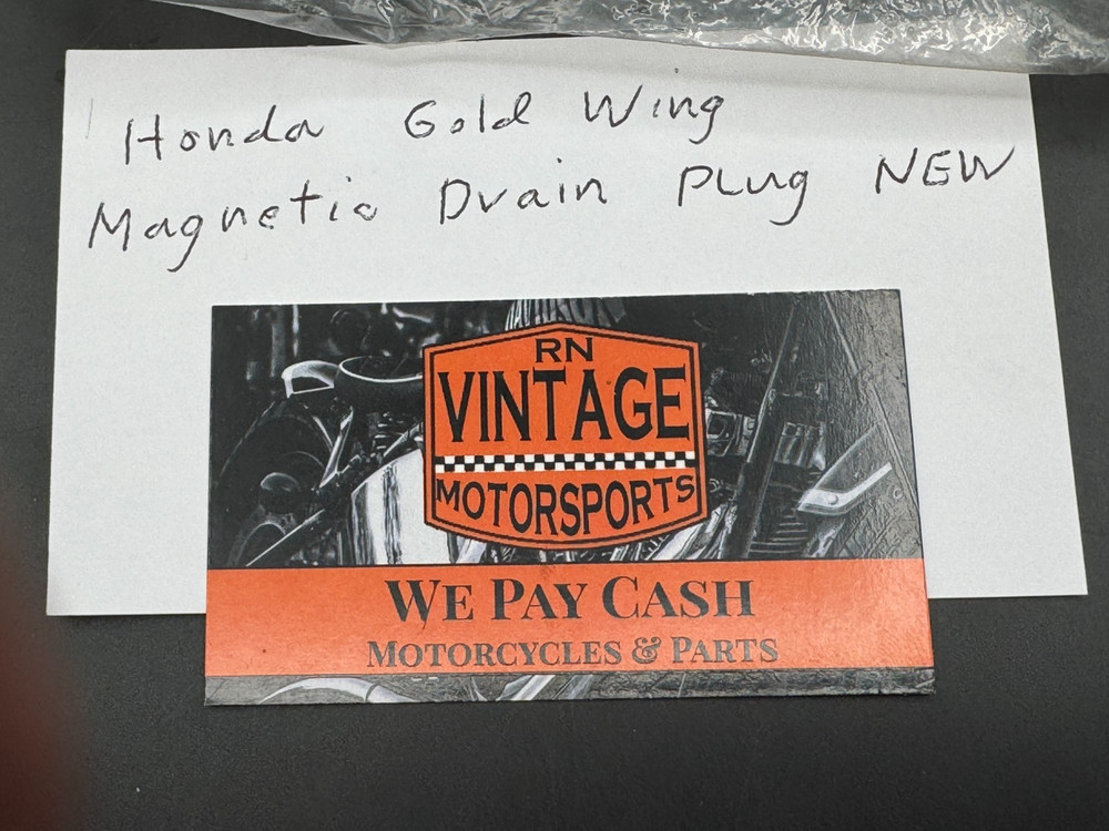 Honda Gold Wing Magnetic Drain Plug New