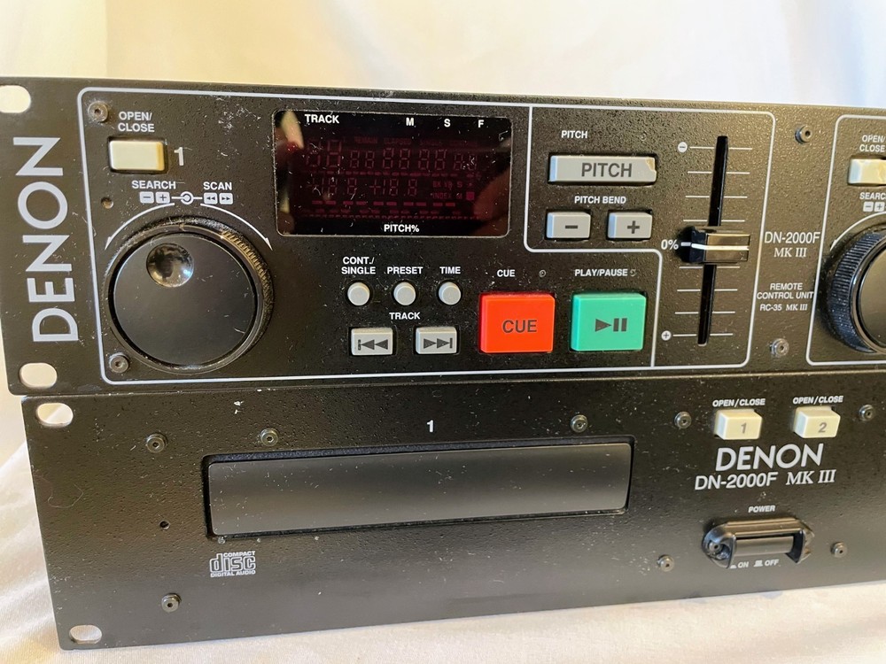 Denon DN-2000F MK3 Double CD Player & Remote Control Unit-Needs Power Cord