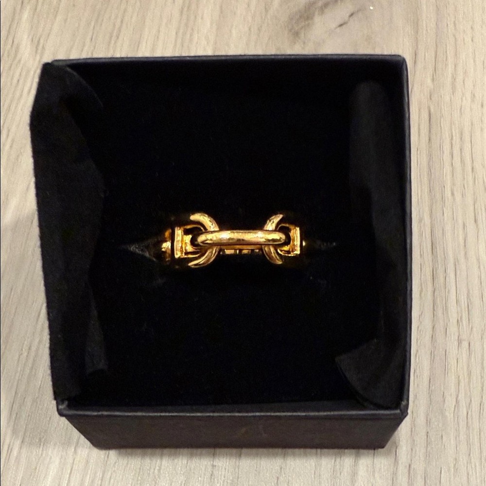 Hermes Gold Scard Ring
