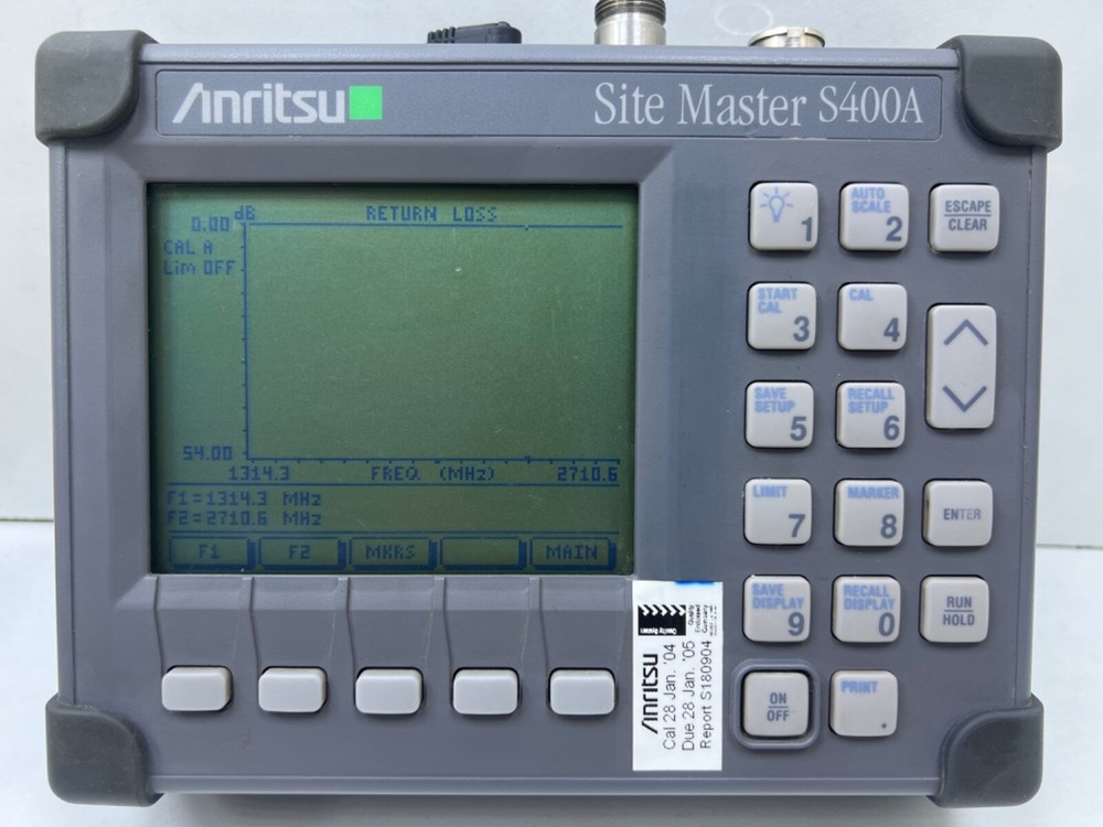 Anritsu Site Master S400A ,25 MHz to 4 GHz Cable / Antenna Analyzer