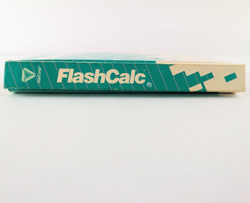 FlashCalc User Manual For IBM (1984) VisiCorp, Vintage Spreadsheet Software