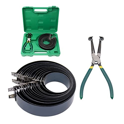 Auto Engine Piston Ring Compressor Tool Set with 2Pcs Pliers and 14 Bands (62
