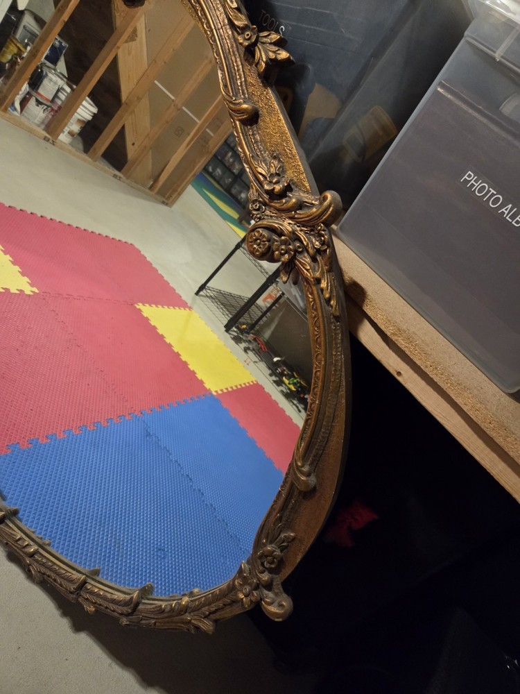 Antique Large Wall Mirror Vintage 65x49"
