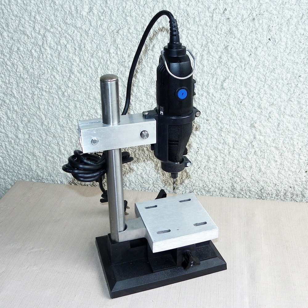 MINI ADJUSTABLE DRILL PRESS STAND DREMEL ROTARY TOOL WORK STATION