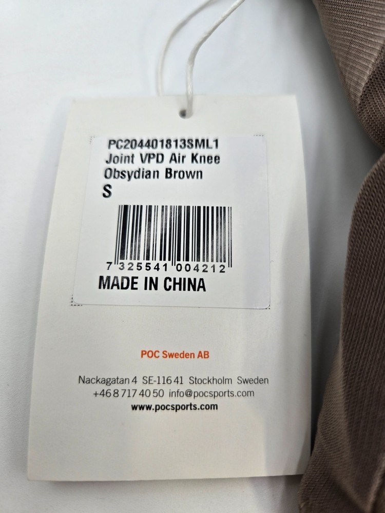 POC Joint VPD Air Knee Obsidian Brown small