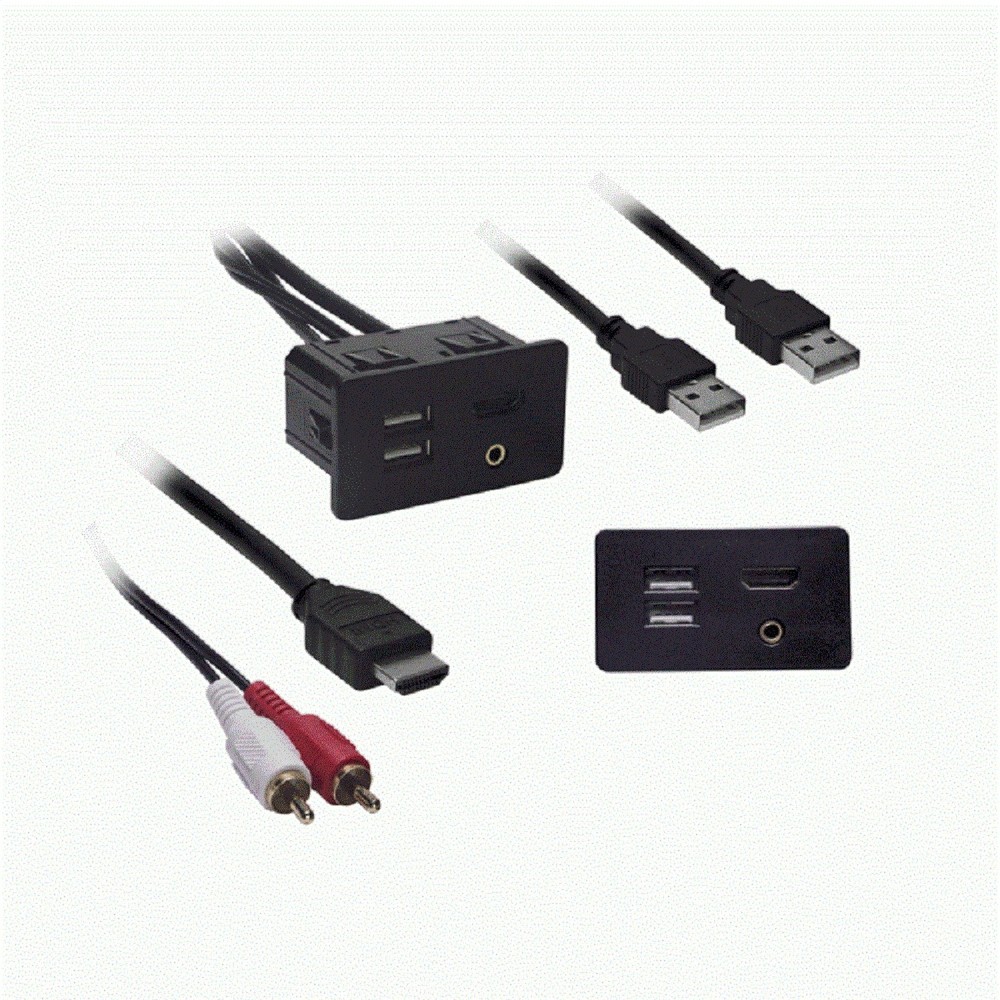Metra Electronics AXUSB-GM6 USB/AUX/HDMI Knockout Replacement Panel