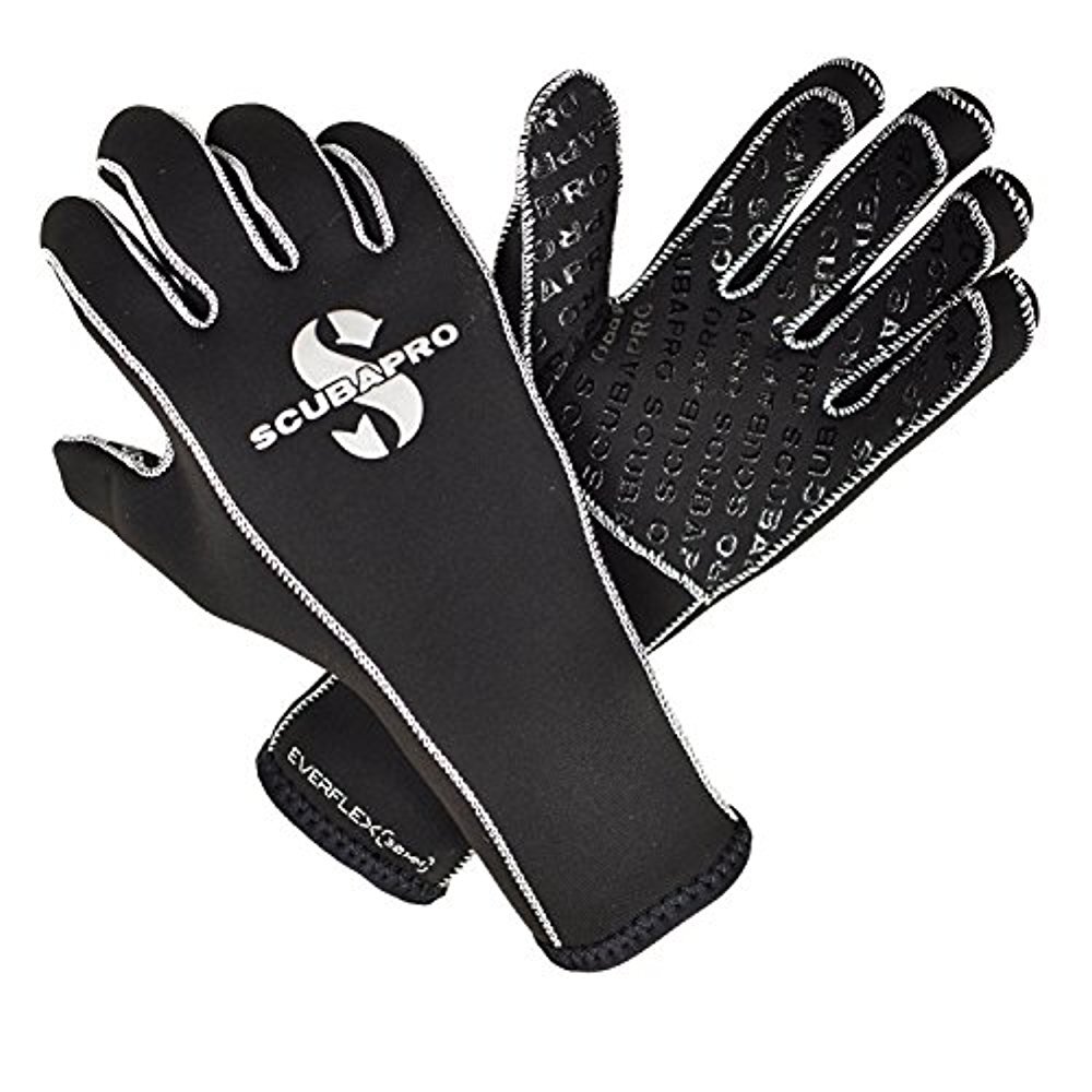 ScubaPro Everflex 3mm Black Size S Dive Gloves (58.129.200)