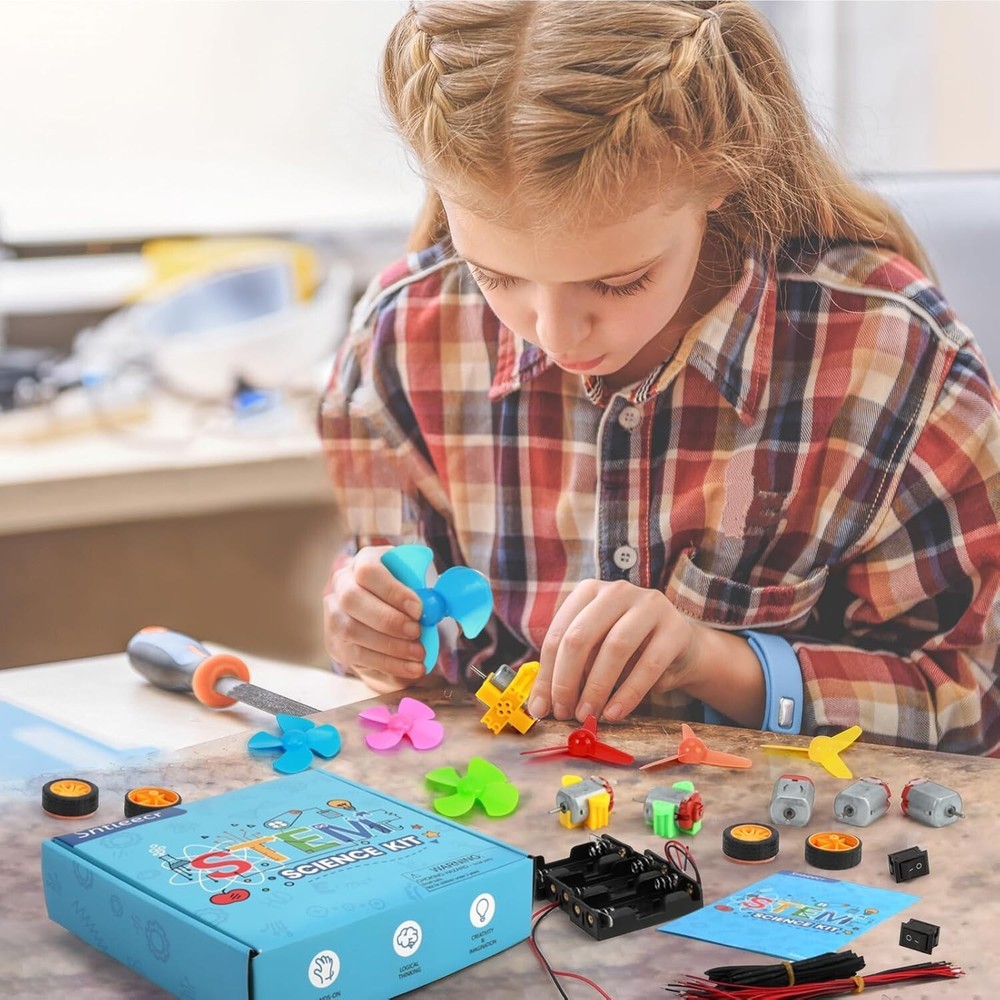 Complete 276PCS Electric Circuit Kit - High-Speed Motor & Versatile Components