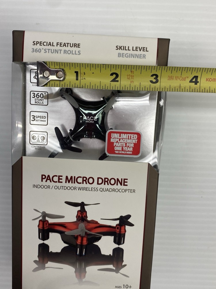 Micro Drone Propel Navigator Pace Wireless Quadcopter Beginner Stunt Drone Black