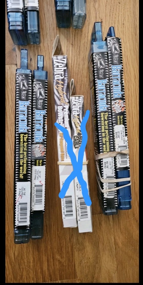 New Mathews Zebra & Barracuda String Set Choice: See DESCRIPTION