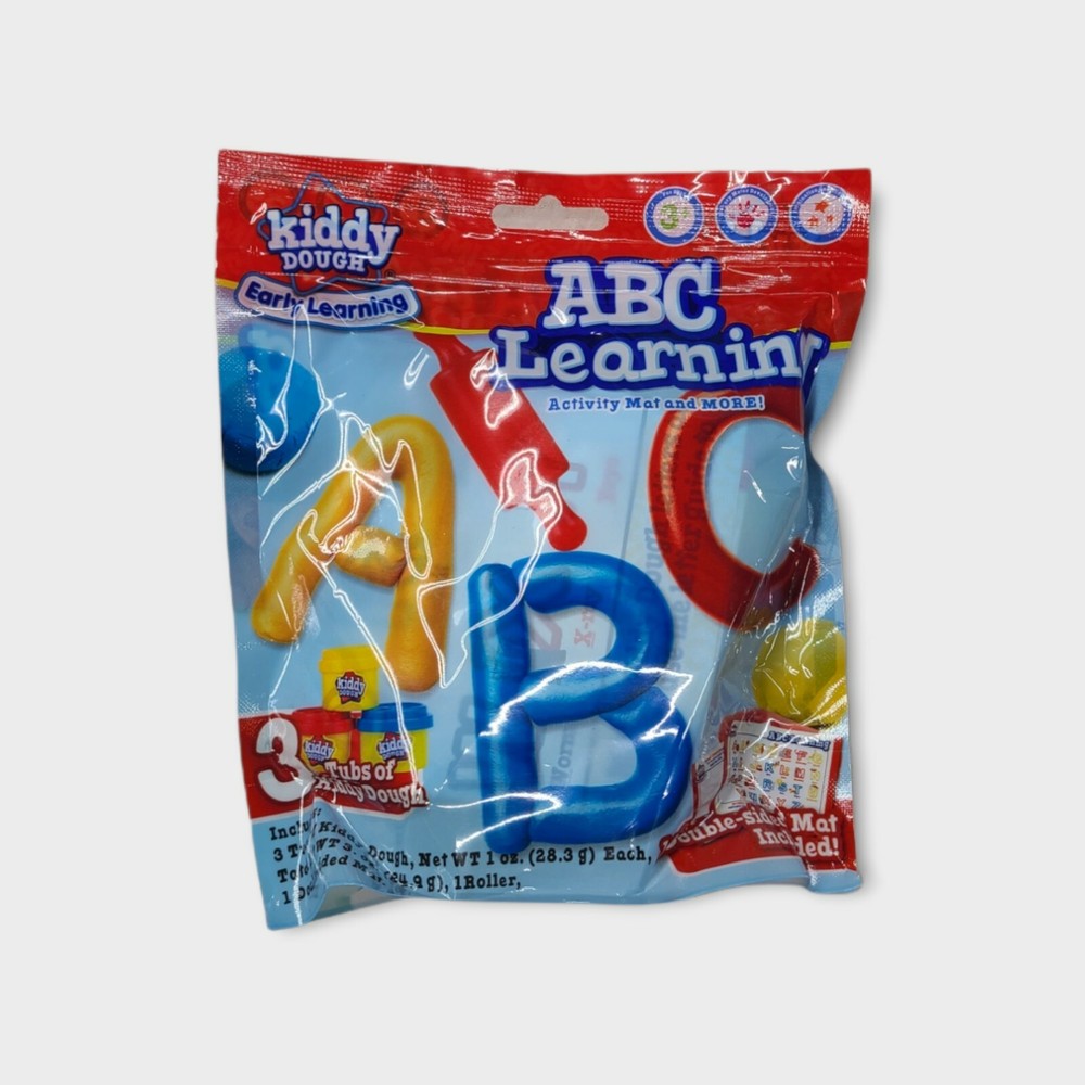 Kiddy Dough Early Learning ABC Learning Activity Mat and More New