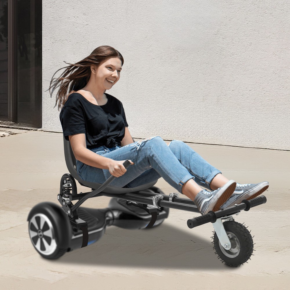 Adjustable Hoverboard Seat Attachment with Ergonomic Design & Shock Absorption