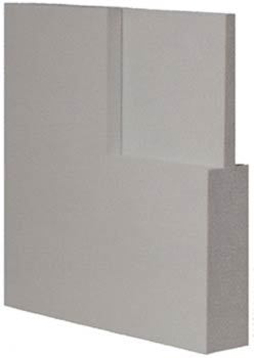 2 Panel Flat Vertical Primed Mission Shaker Stile & Rail Solid Core Wood Doors