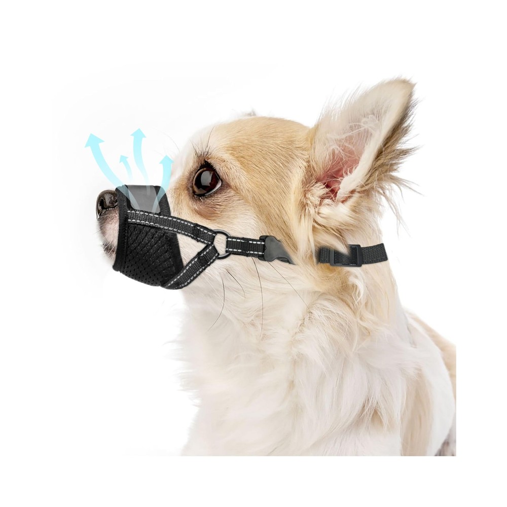 Stop Biting and Excessive Barking - Soft Breathable Muzzle Small Dogs