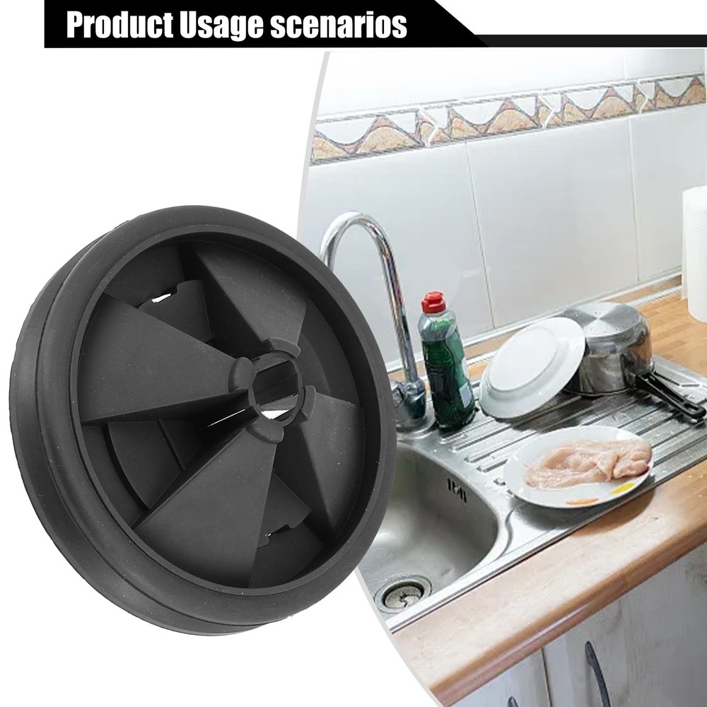 Disposal Splash Guard Garbage Stopper For InSinkErator Black Rubber High Quality