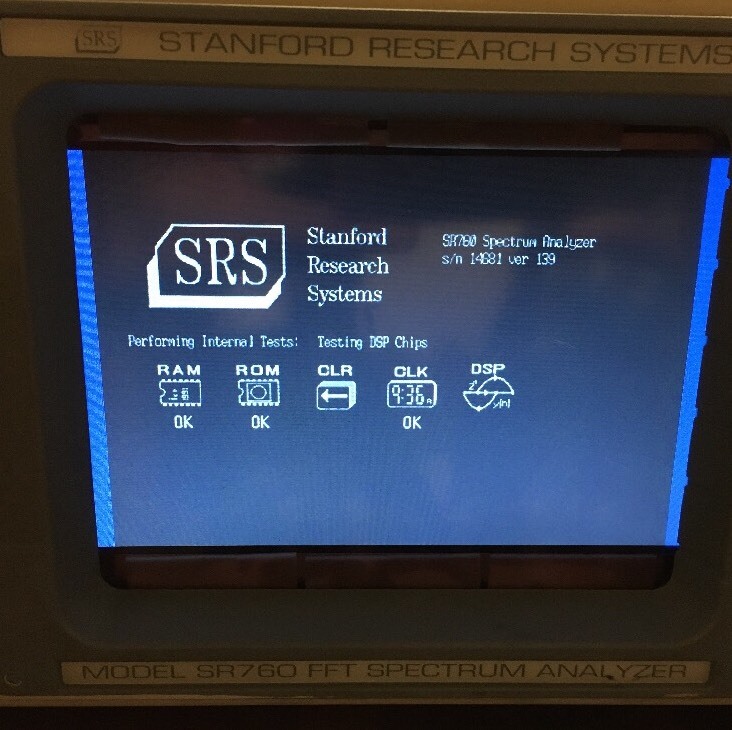 SRS SR760 FFT Spectrum Analyzer Stanford Research Systems