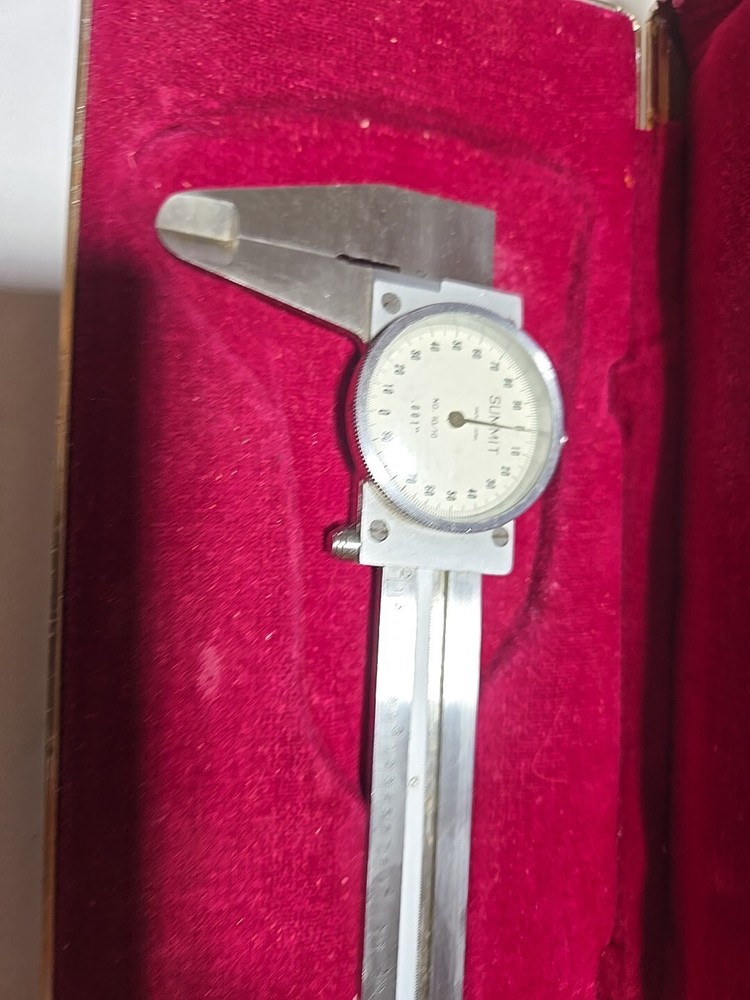 Summit Precision Dial Caliper Stainless Hardened 0-4"