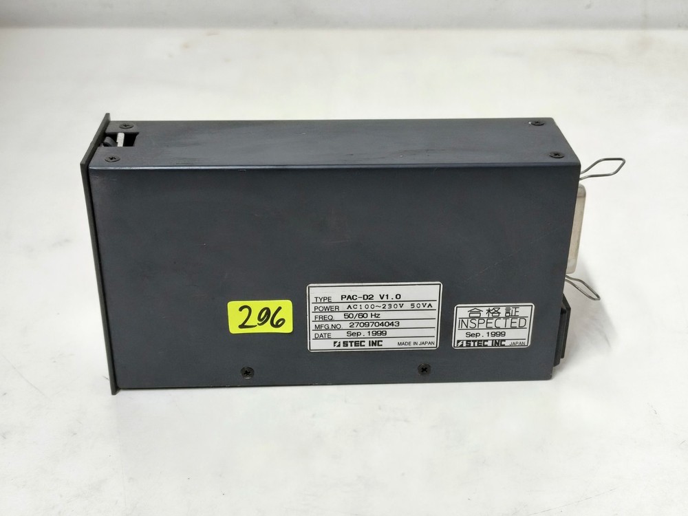 STEC INC. PAC-D2 PACD2 V1. 0 POWER SOURCE CONTROLLER FAST SHIPPING WORLDWIDE!!!