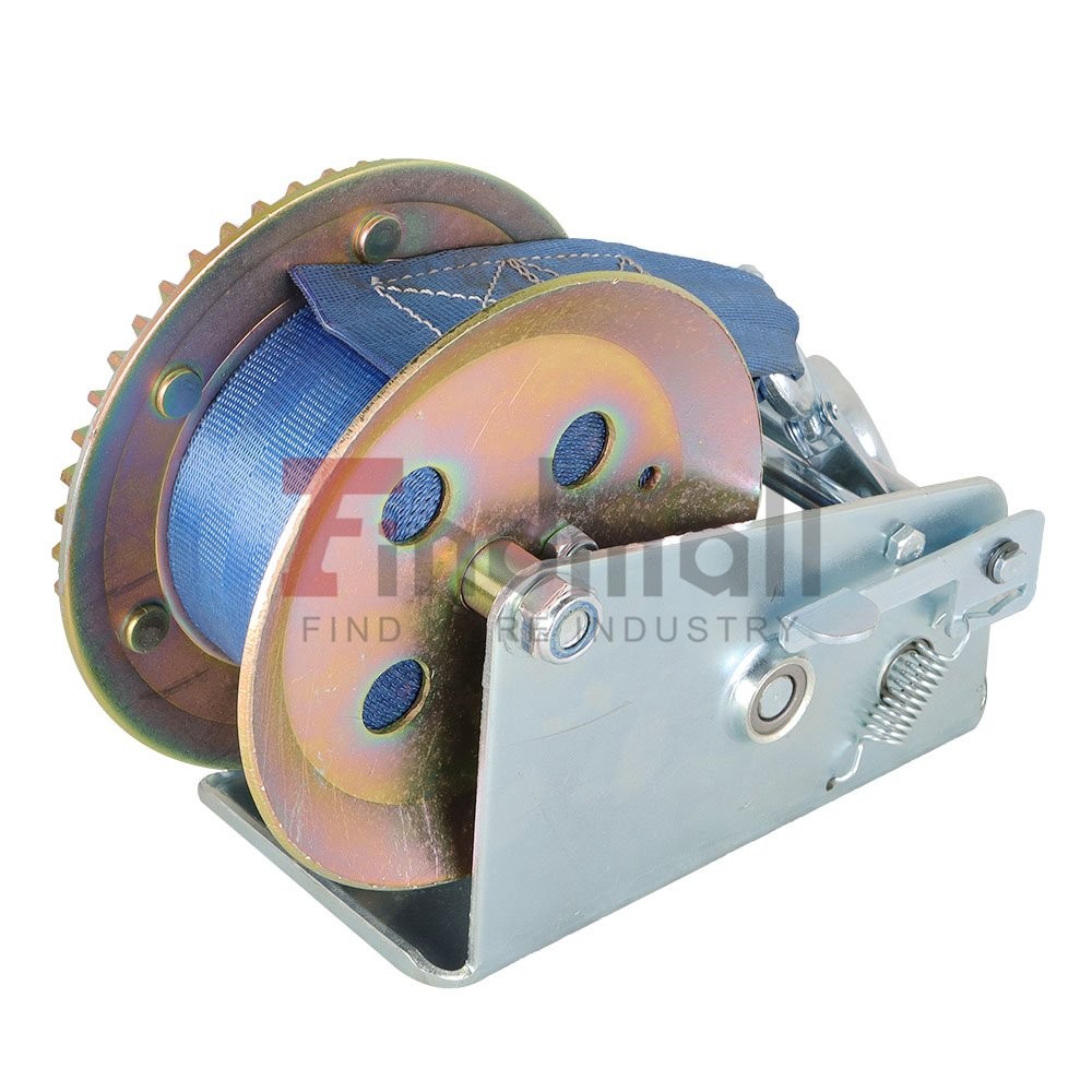 3500lbs Hand Winch Boat Trailer Winch Crank With 10m (32ft) Strap Winch
