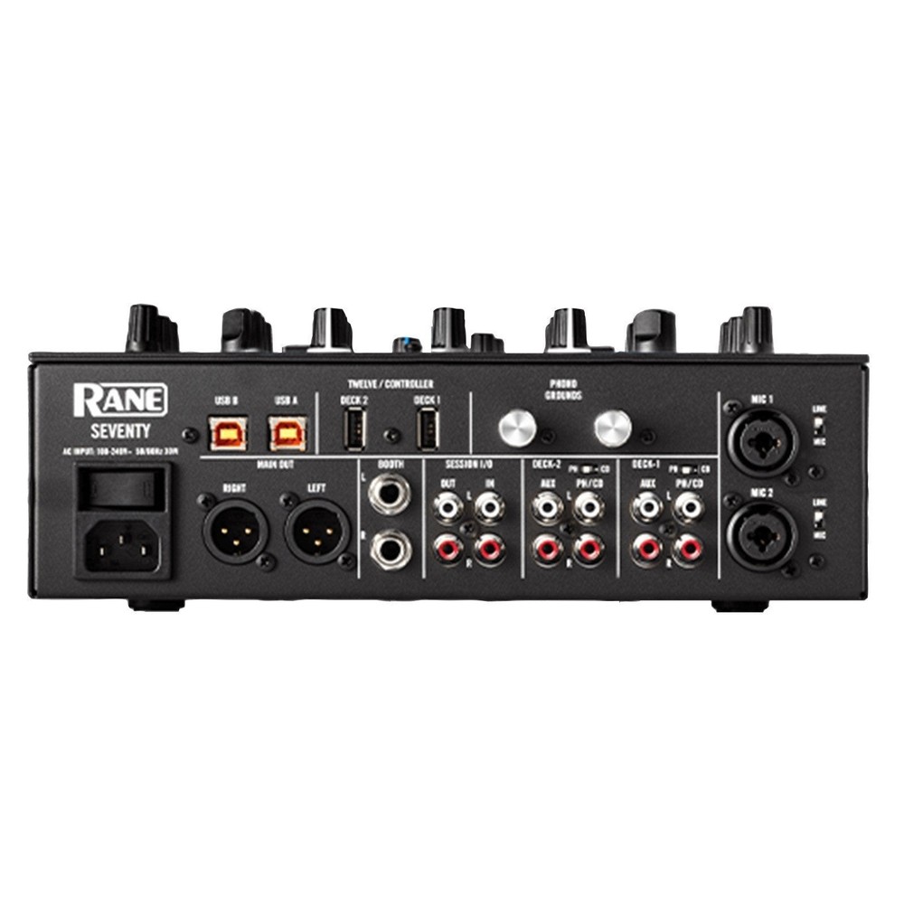 Rane Seventy DJ Mixer + ProX Case Black