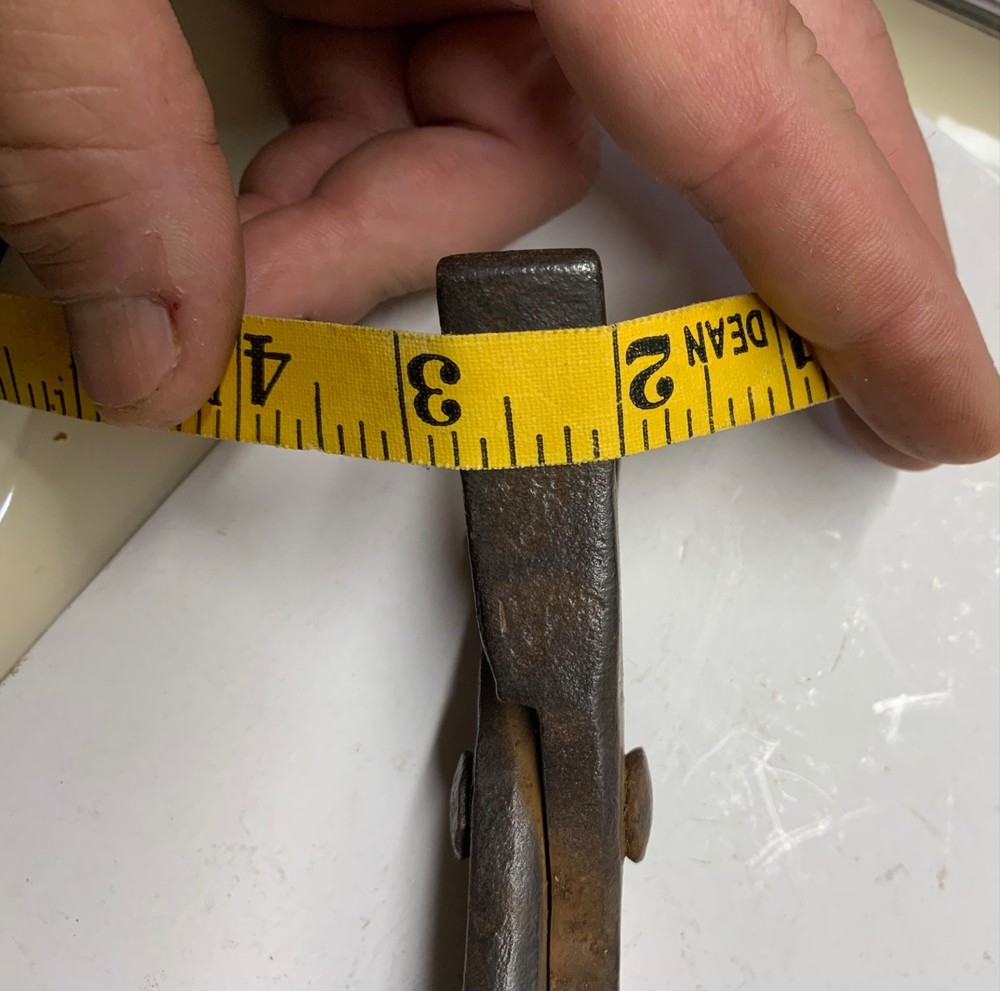 Vintage Blacksmith Iron Forging Tool 14” Long Tongs