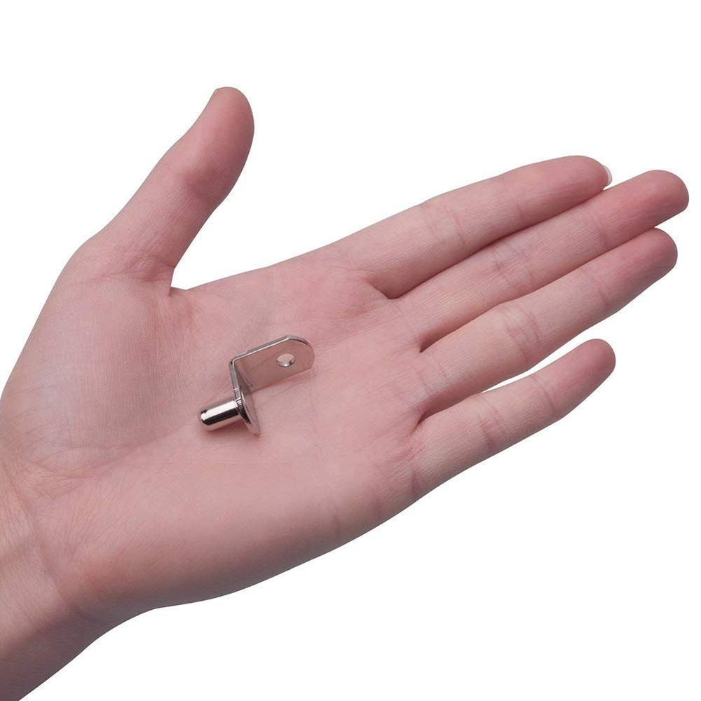 40 Pcs Shelf Support Pegs,1/4 Inch Diameter Bracket 1/4 Inch, Silver