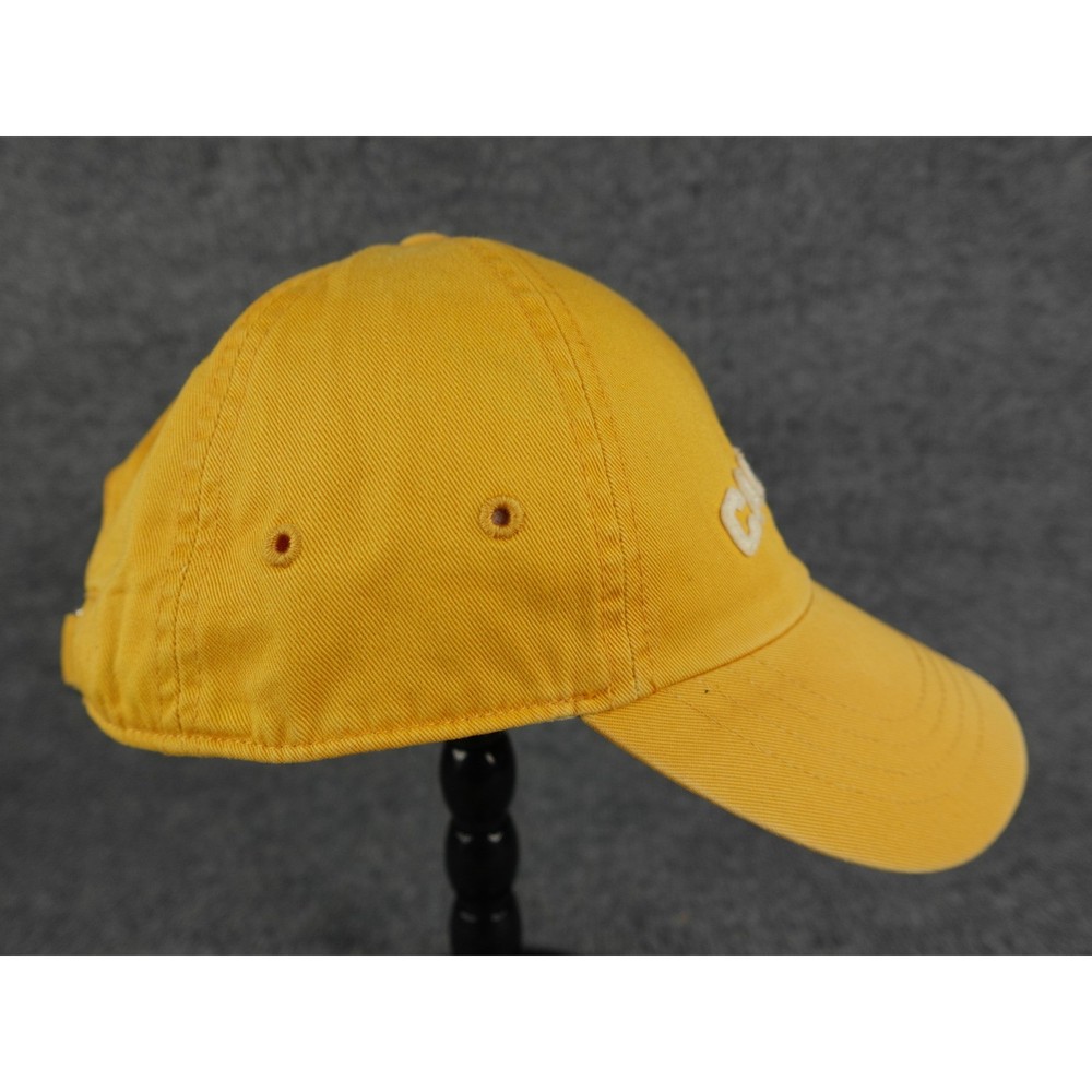 Callaway Golf Hat Yellow Embroidered Logo Adjustable Strap Baseball Cap